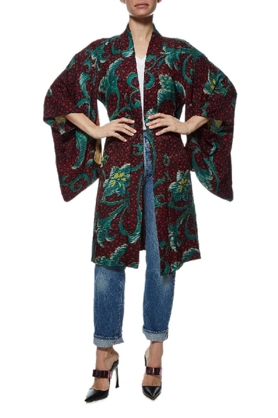 Pre-owned Vintage Silk Kimono Haori