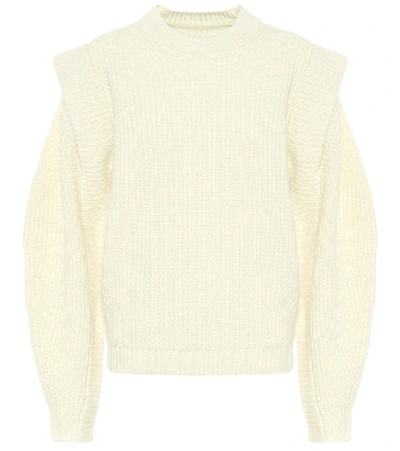 Shop Isabel Marant Bolton Cashmere And Wool Sweater In White