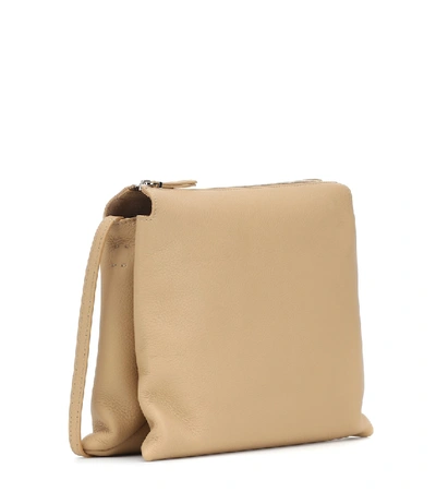 Shop The Row Nu Twin Leather Shoulder Bag In Beige