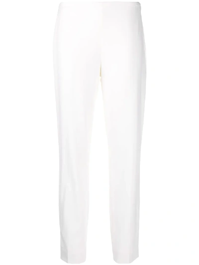 Shop Ralph Lauren Annie Slim-fit Trousers In Neutrals
