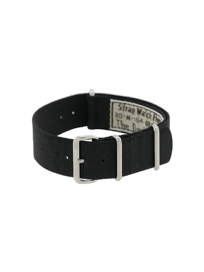 Shop Ralph Lauren Technical Fabric Watch Strap In Black