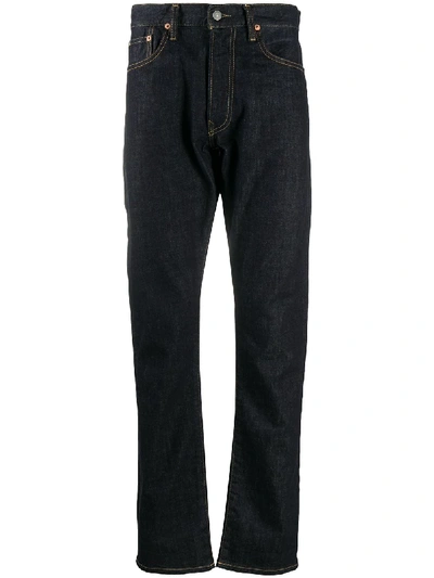 Shop Polo Ralph Lauren Hampton Straight-leg Jeans In Blue