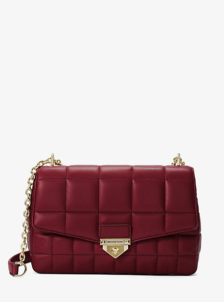 michael kors soho leather shoulder bag