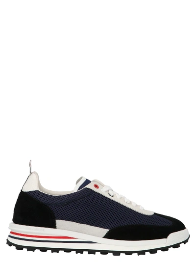 Shop Thom Browne Tech Runner Shoes In Blue