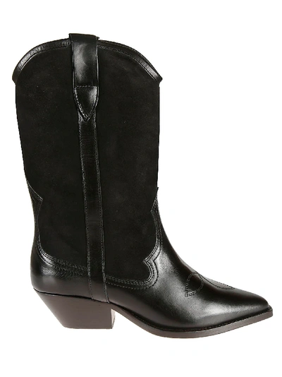 Shop Isabel Marant Dandrea Boots In Black