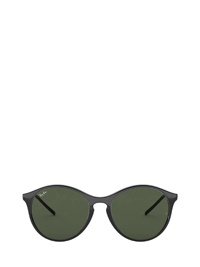Shop Ray Ban Ray-ban Rb4371 Black Sunglasses In 601/71