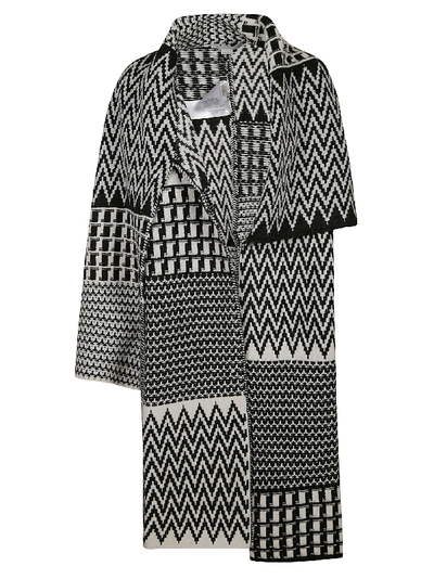 Shop Stella Mccartney Multi-patterned Cape In Black