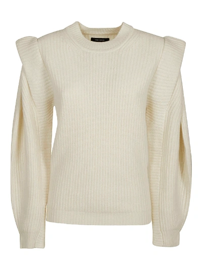 Shop Isabel Marant Bolton Sweater In Ecru