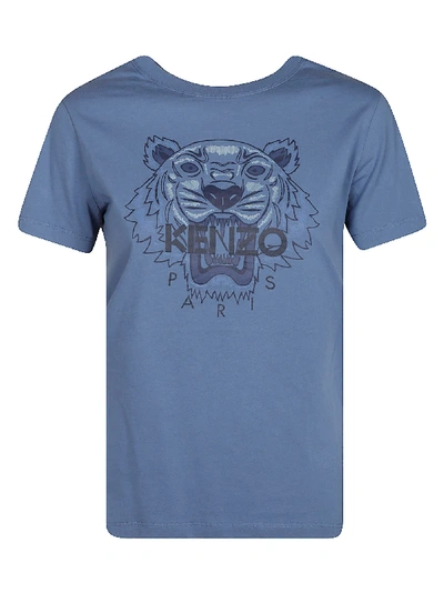 Shop Kenzo Tiger T-shirt In Avio