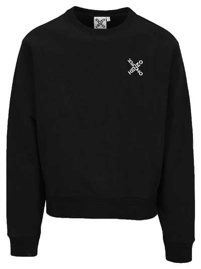 Shop Kenzo Sport Little X Sweatshirt In Black