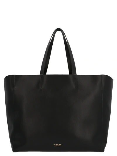 Shop Visone Amanda Bag In Black