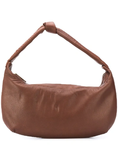Shop Tl-180 Knot-embellished Shoulder Bag In Brown