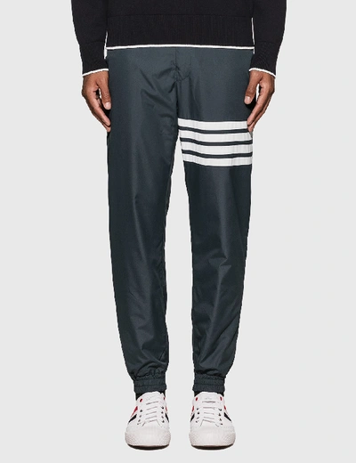 Shop Thom Browne Flyweight Tech Track Pants In Blue