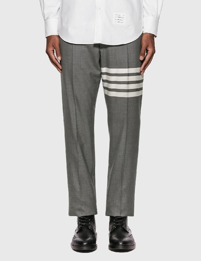 Shop Thom Browne Classic Suiting 4-bar Trouser In Grey