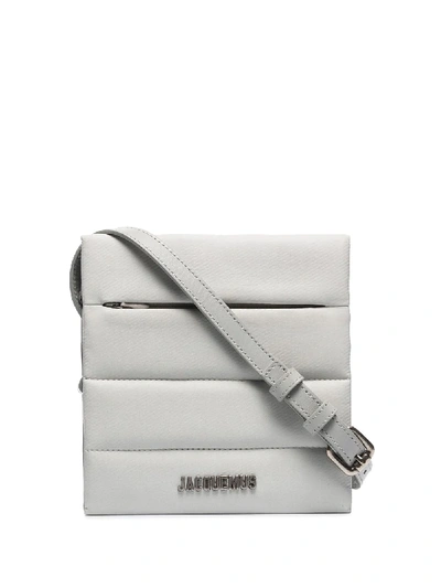 Shop Jacquemus Le Carré Crossbody Bag In Grey