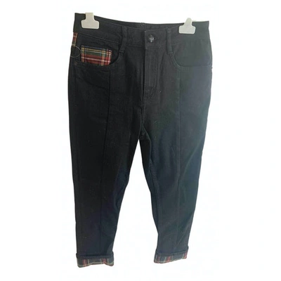 Pre-owned Maje Black Denim - Jeans Jeans