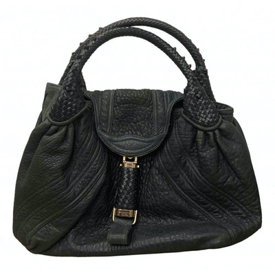 Pre-owned Fendi Spy Leather Handbag