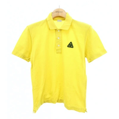 Pre-owned Loewe Polo Shirt In Yellow