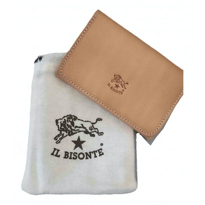 Pre-owned Il Bisonte Beige Leather Purses, Wallet & Cases