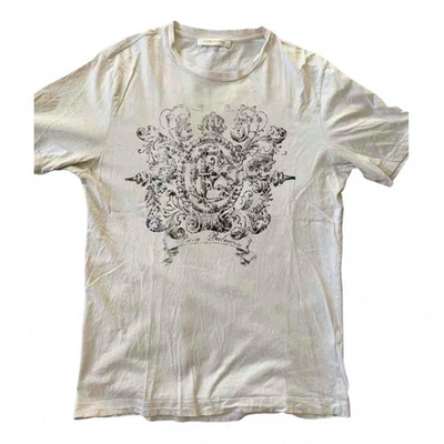 Pre-owned Pierre Balmain White Cotton T-shirts