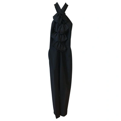 Pre-owned Givenchy Black Wool Jumpsuit