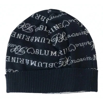 Pre-owned Blumarine Wool Beanie In Black