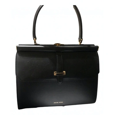 Pre-owned Anine Bing Black Leather Handbag