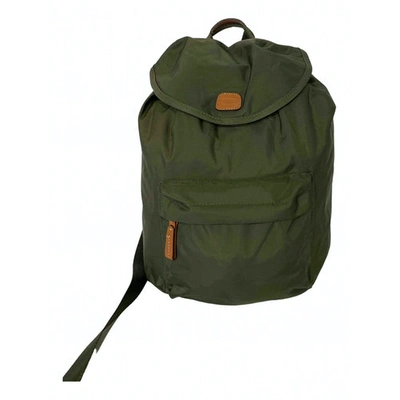 Pre-owned Bric's Green Cloth Backpack