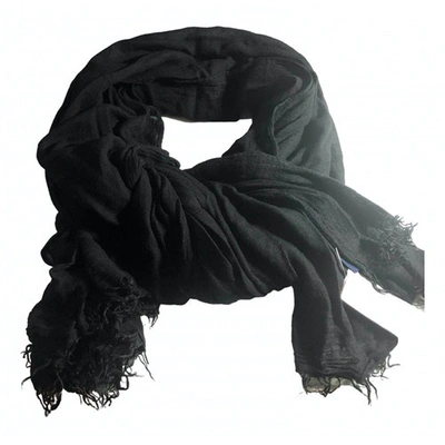 Pre-owned Polo Ralph Lauren Scarf In Black