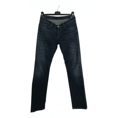 Pre-owned Edwin Blue Denim - Jeans Jeans