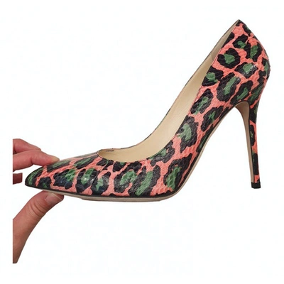 Pre-owned Brian Atwood Leather Heels In Multicolour