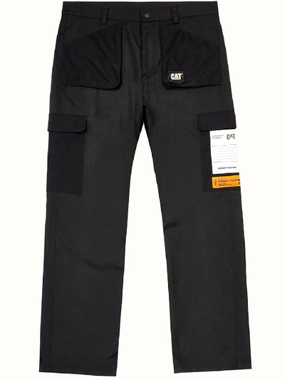 Shop Heron Preston Work Pants  X Caterpillar In Black