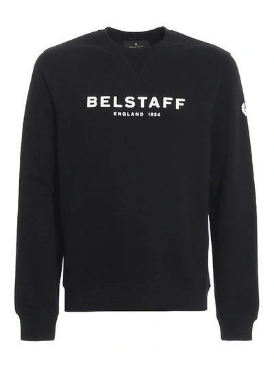 Shop Belstaff 1924 Cotton Sweatshirt In Black