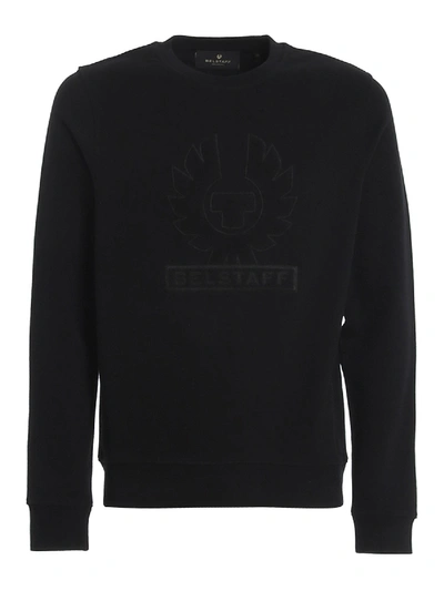 Shop Belstaff Phoenix Cotton Sweatshirt In Black