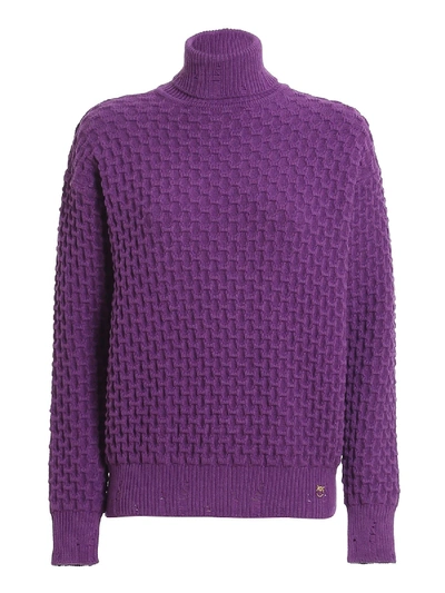 Shop Pinko Nuvolosità Sweater In Purple