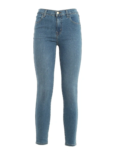 Shop J Brand Alana Jeans In Blue In Light Blue