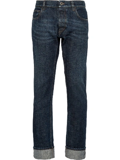 Shop Prada Bootcut Five-pocket Jeans In Blue