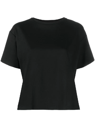 Shop Area Cut-out Heart T-shirt In Black
