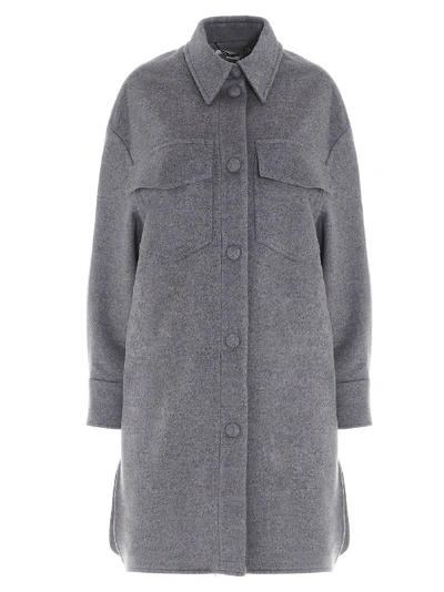 Shop Stella Mccartney Kerry Coat In Grey