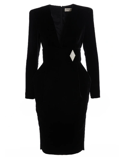 Shop Alexandre Vauthier Dress In Black