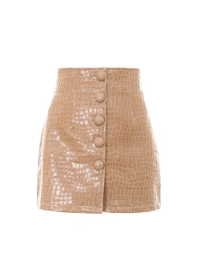 Shop Andamane Skirt In Beige