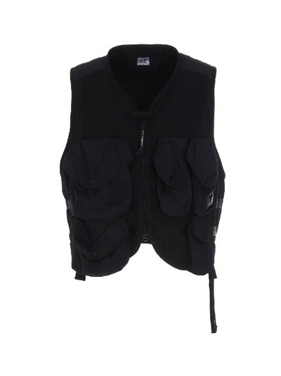 Shop C.p. Company Utililty Vest In Black