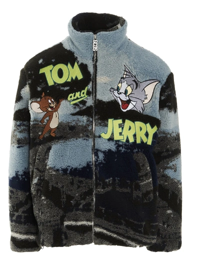 Shop Gcds Thom & Jerry Jacket In Multicolor