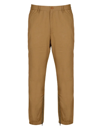 Shop Gucci Band Track Pants In Brown