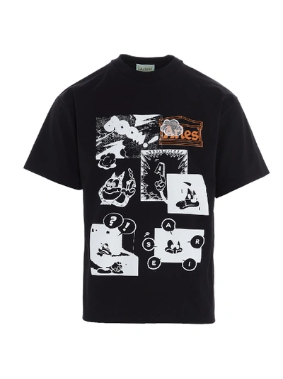 Shop Aries Comic T-shirt In Black