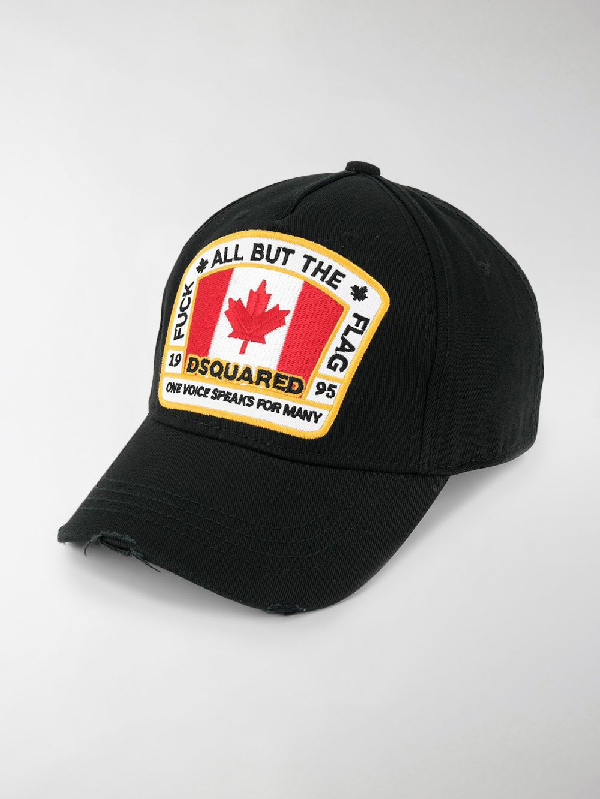 dsquared cap all black