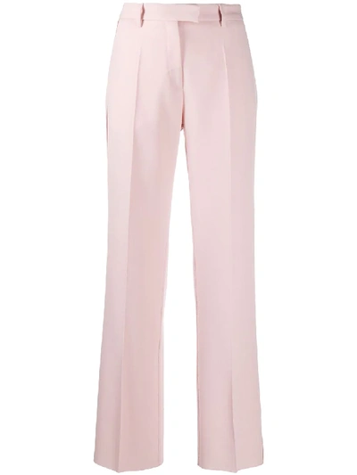 Shop Golden Goose Tailored Wide-leg Trousers In Pink