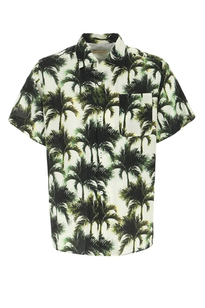 Shop Buscemi Palme Printed Shirt In Multi