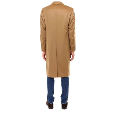 Shop Kiton Tailored Coat In Brown