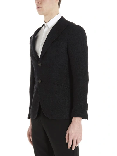 Shop Maurizio Miri Keanu Tailored Blazer In Black
